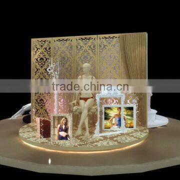 design and produce retail hanging bra pop up display stand