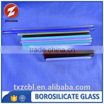 colored borosilicate glass tube