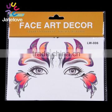 2016 New Eye Rock Eye Tattoo/Eyeliner Sticker Temporary Tattoo