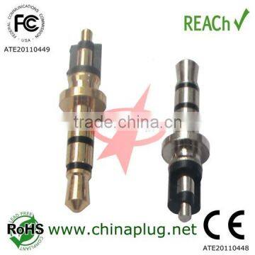 Good plating 2.5mm stereo jack plug