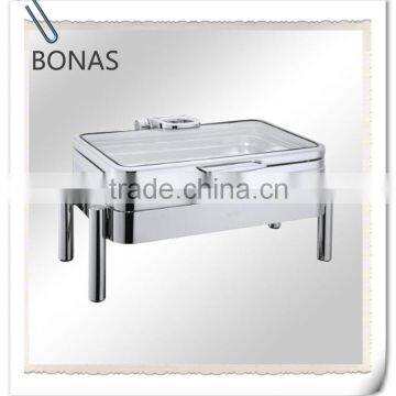 Indian chafing dish, serving dishes with stand