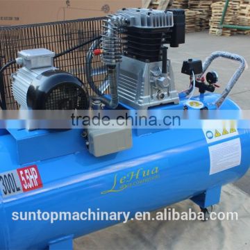 5.5hp 300L 80mm*2 cylinder belt driven air compressor