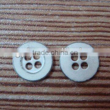 9mm custom printed milk white sewing buttons