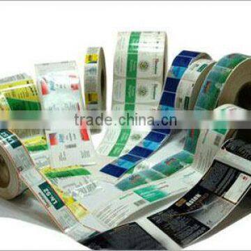 High quality Custom roll label stickers cheap label printing business for sale