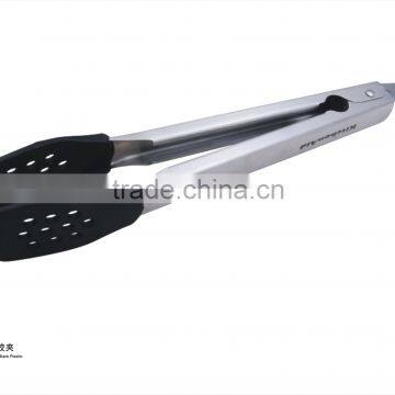 American Chain supermarket high quality stainless steel tong with plastic made in China junzhan