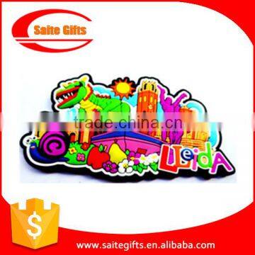 Colorful Souvenir Soft PVC Fridge Magnet From China
