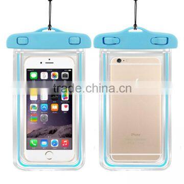 Night Light PVC Waterproof Bag for Phone