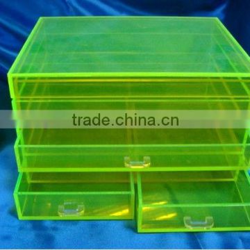 custom acrylic box with drawers