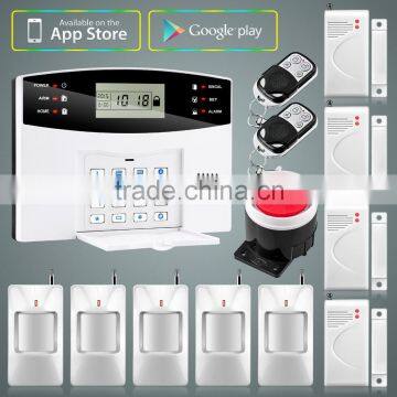 Dependable Performance YL-M2B LCD Display with Time Clock Best GSM Home Burglar Security Alarm System