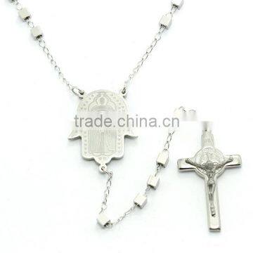 italian rosary necklace long chain jesus son of god catholic religious souvenir catholic rosary beads jewelry making