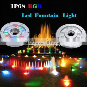 High quality DMX control full color change led pool / garden / fountain light