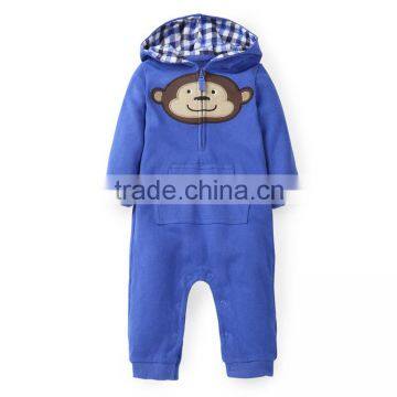 Newest Winter Baby embroiderRomper 100% Cotton baby aplique romper