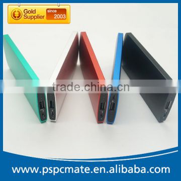 Factory Mobile Phone External Metal Power Bank Cheapest 4000mA