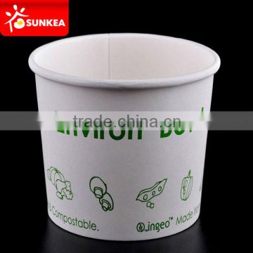 Custom made disposable soup paper bowl