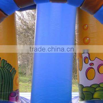 32ft Long Small Inflatable Seaworld Obstacle Course for Kids photo-4