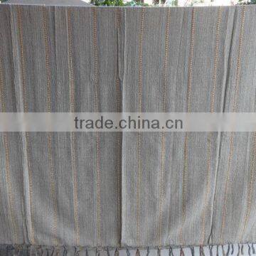 HHandloomed Bohemian Cotton Bedspread, Handmade By Artisans Of India,Decorative Table Cover, Sofa Cover, Room Decor, photo-3