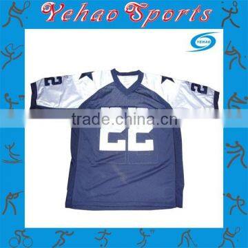 Full sublimation custom made American football training jersey online