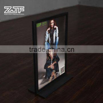 ZJF Hot sale black frame photo design MDF frame display