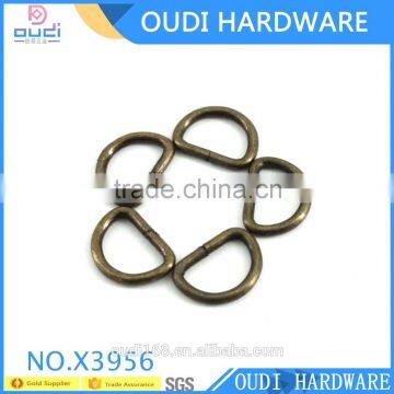 Mini Size Bag Accessories Brass Clip Metal D ring