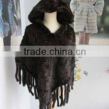 Mink fur shawl for women /high quality women mink fur cape