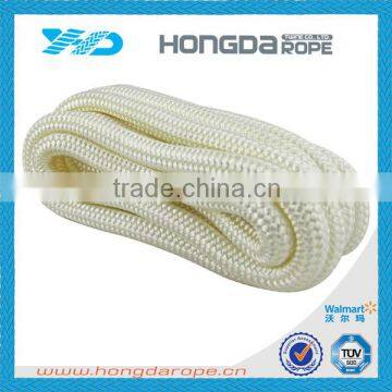 white 1/2 inch double braided nylon rope for halyard