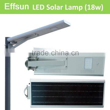 Effsun integrated led solar street light 80w with Sunpower monocrystalline silicon