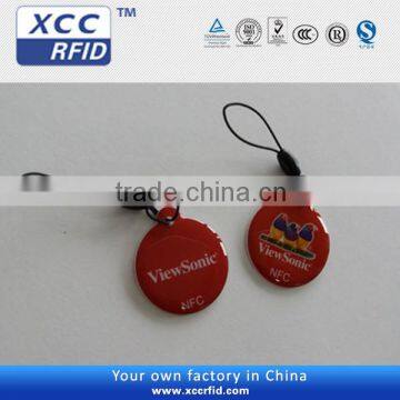 13.56MHZ epoxy tag adhesive epoxy rfid key tag