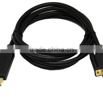 6Ft 1.8M DisplayPort DP Male to VGA/RGB Male Cable for ATI HP DELL Apple Macbook Air Monitor