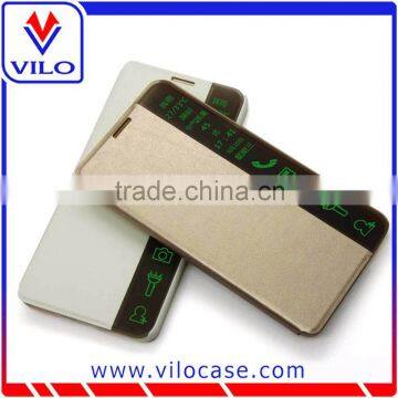 QRcode innovent smart leather cover for smart phone