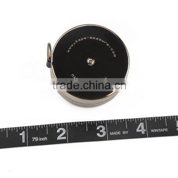 Hand Cranking Handle Metal Case 2Meter Printable Tape Measure Round With You Logo photo-6