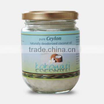 Steam Deodorised Naturally Bleached Coconut Oil 200ml