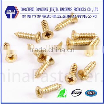 cross recess flat head m4 copper screw fittings for copper pipe