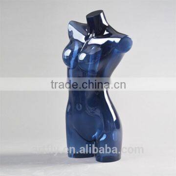 fashion female transparent torso mannequins