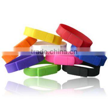 Silicone Wristband Bracelet USB 2.0 Memory Stick Flash Pen Drive 8GB U-Disk New photo-2