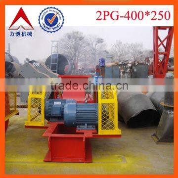 2015 best sale mining machinery 2pg-400*250 ore roller crusher