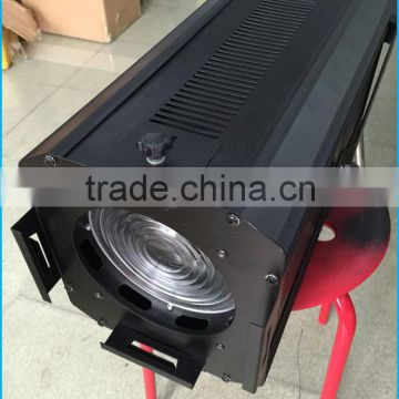 theatre led spot with DMX fresnel 100w led cob studio light barndoor 5600k