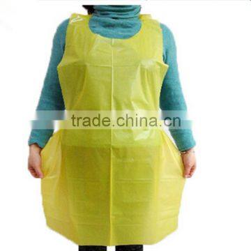 PE Disposable Waterproof Apron /Cape/work apron/hair apron