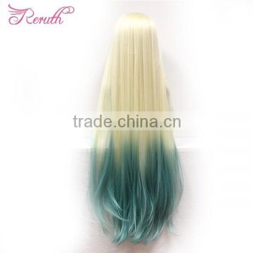 new arrival straight fashion colorful long density full lace wig