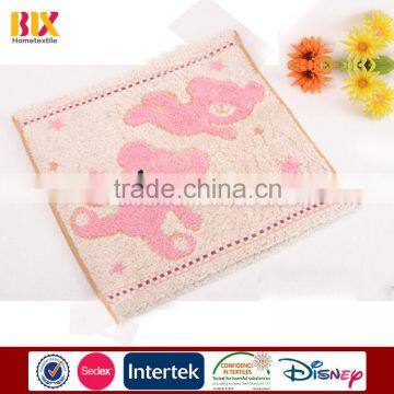 100% Cotton Yarn Dyed Hand Towel with Bear Characters