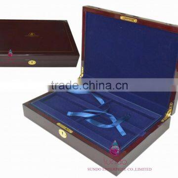 luxury wooden gift box for mobile phones and usb charge