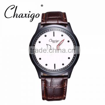 CHAXIGO branded china watch supplier leather bracelet for men