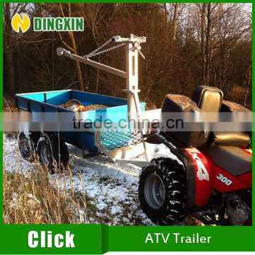 Tow behind trailer for ATV