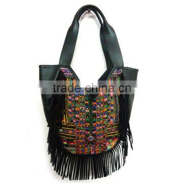 Stylish Leather Tote Banjara Bag SKU 6811