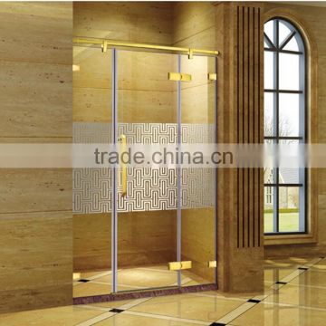 3 glass hinge shower screen GD9029A