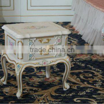 2016 Europe Royal Style Bedroom Furniture Design Bedstand for Lighting Two Doors photo-4