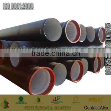 water supply ductile iron pipes