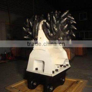 Hydraulic cutting drum, drum cutters