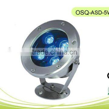 Hot sales CE/RoHS approval, IP68 waterproof outdoor with low price LED Underwater Lamp 5W