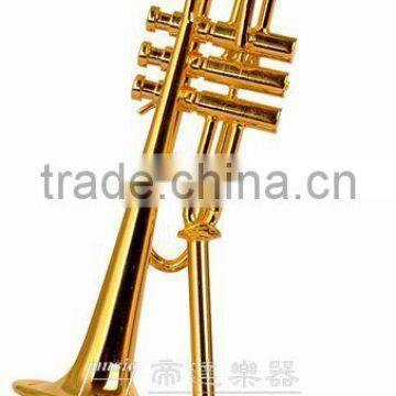 Gold and copper material maked gild mini trumpet