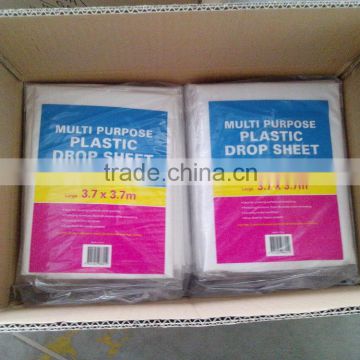 drop sheet dust sheet with the size 2.6m*3.6m